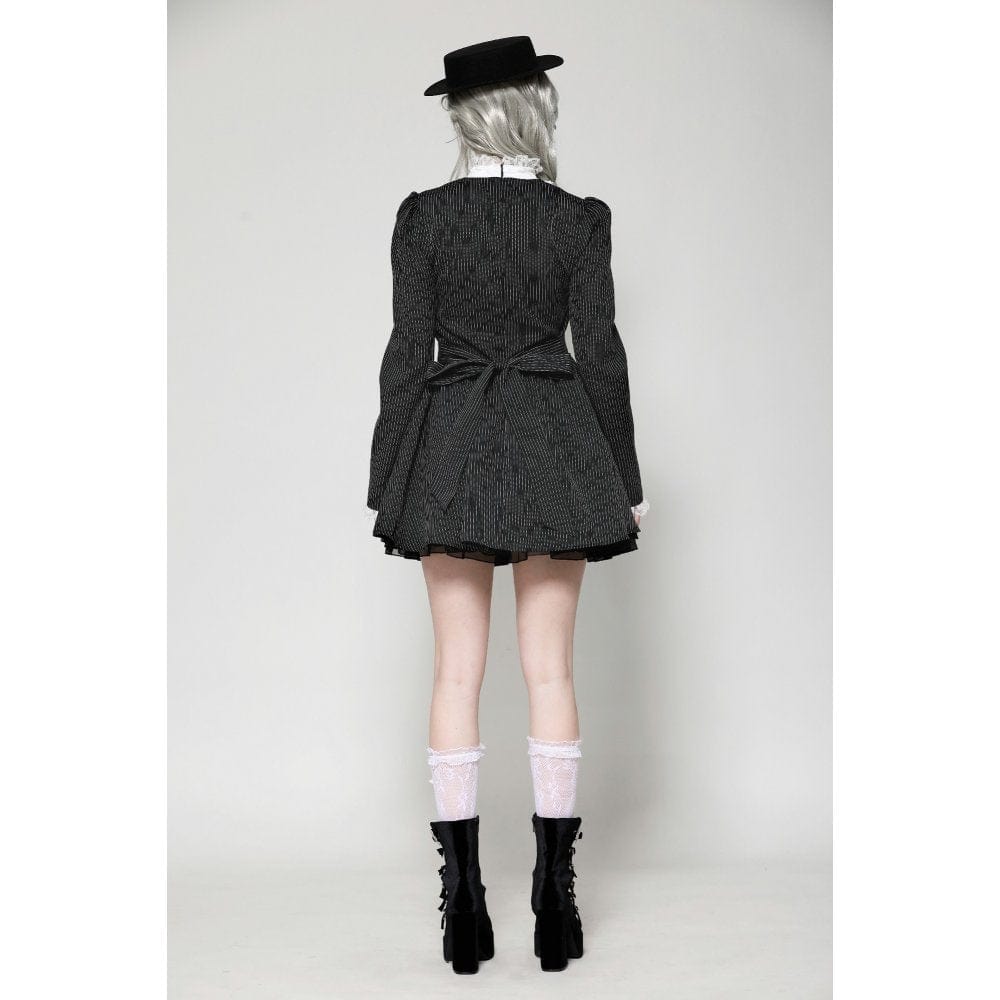 Academy Séance Ruffled Lace Dress detail view
