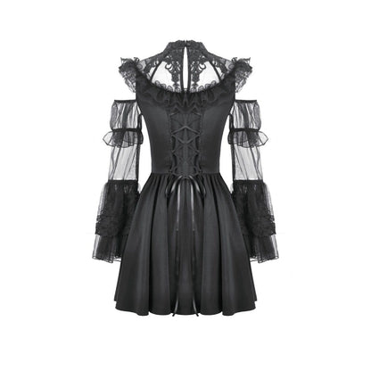 Cathedral Ruin Ruffled Cutout Dress detail view