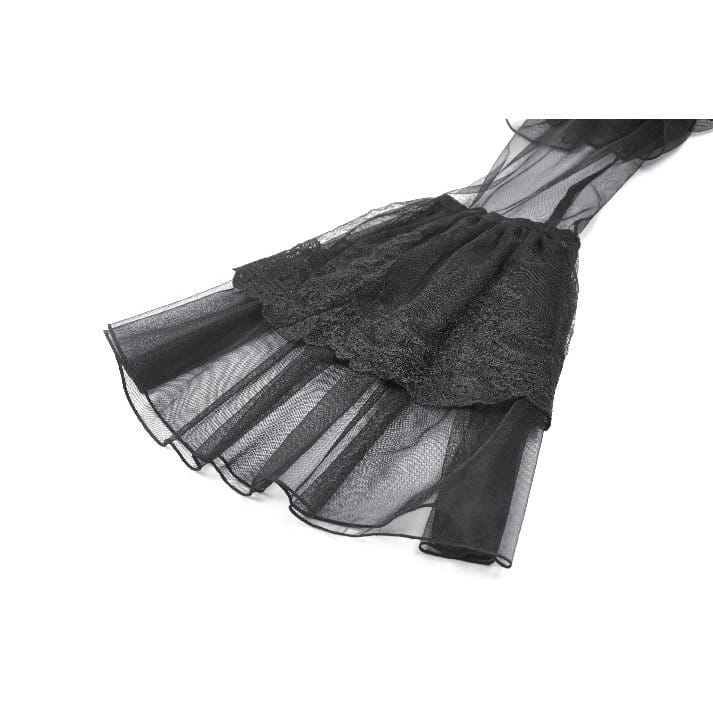 Cathedral Ruin Ruffled Cutout Dress detail view