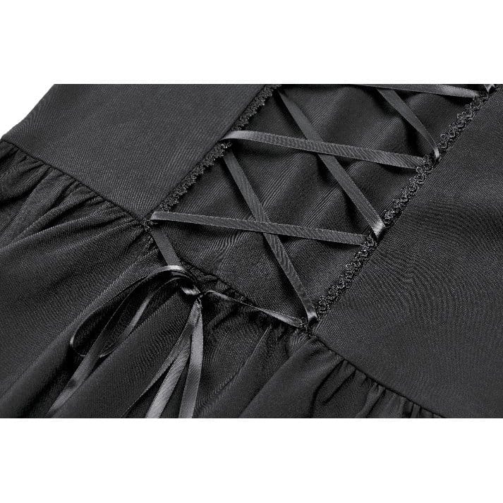 Cathedral Ruin Ruffled Cutout Dress detail view