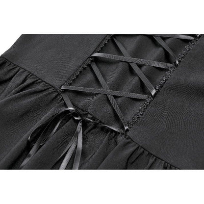 Cathedral Ruin Ruffled Cutout Dress detail view