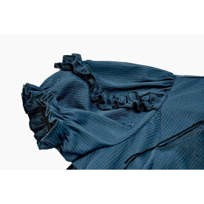 Headmistress of Bats Pinstripe Shirt