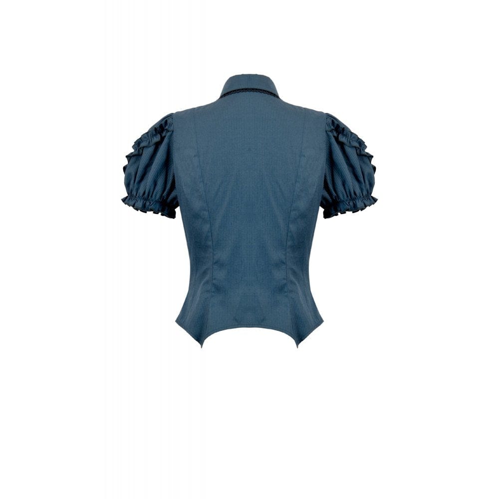 Headmistress of Bats Pinstripe Shirt