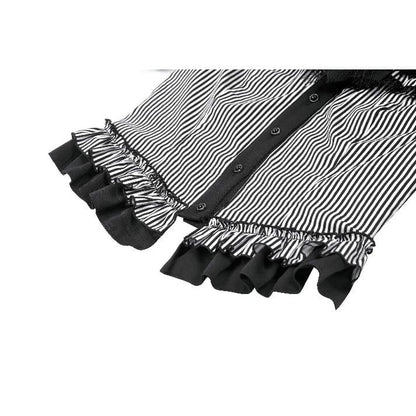 Undertaker Pinstripe Swallowtail Shirt detail view