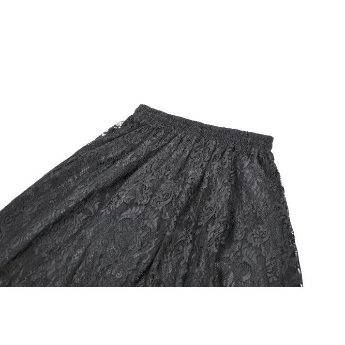 Mourning Rose Tassel Maxi Skirt
