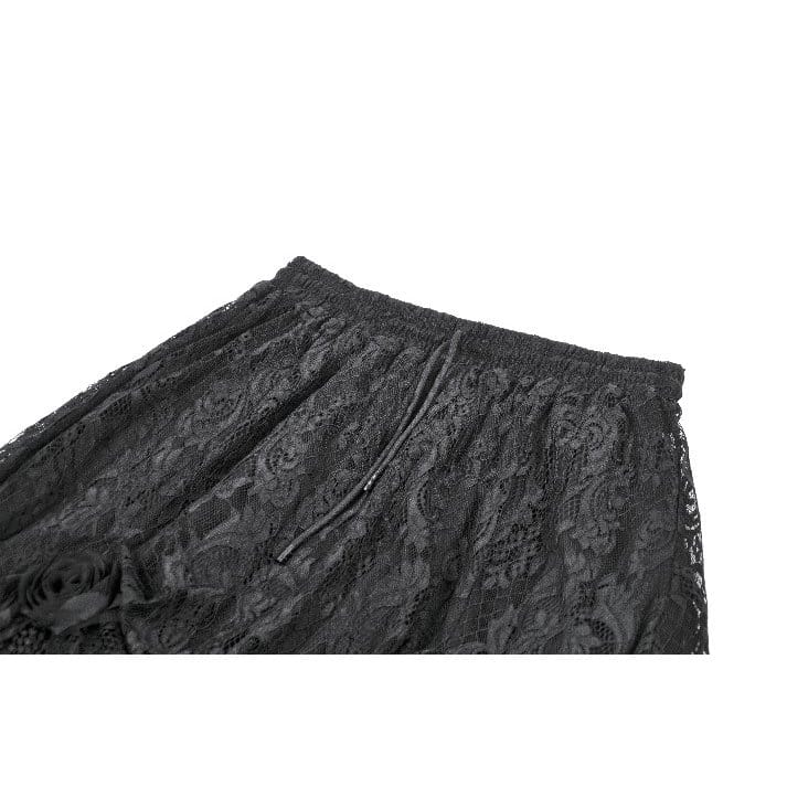 Mourning Rose Tassel Maxi Skirt
