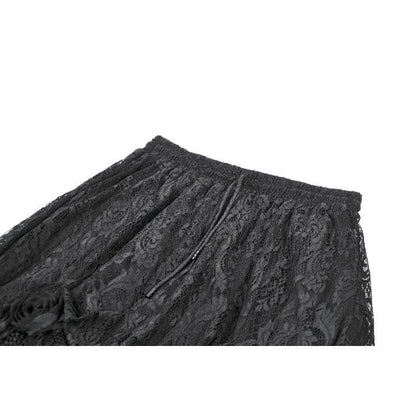 Mourning Rose Tassel Maxi Skirt