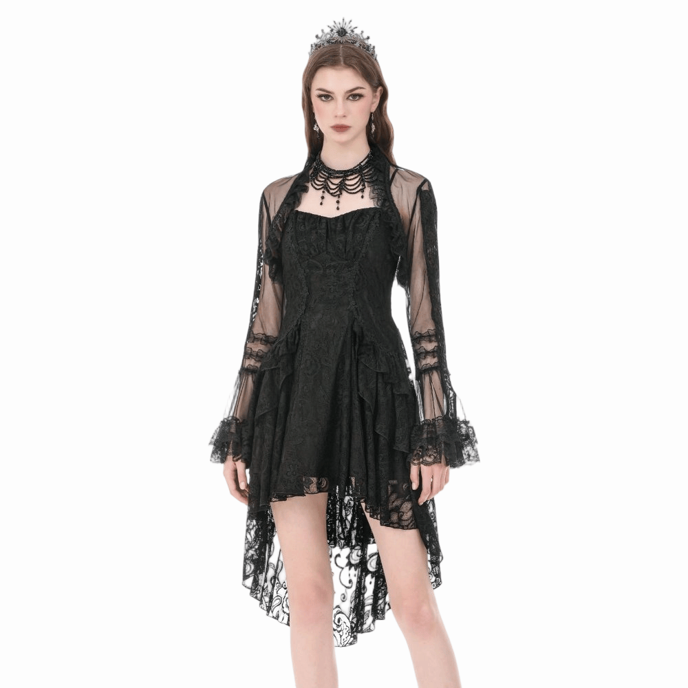 Veiled Reverie Mesh Cape - image 2
