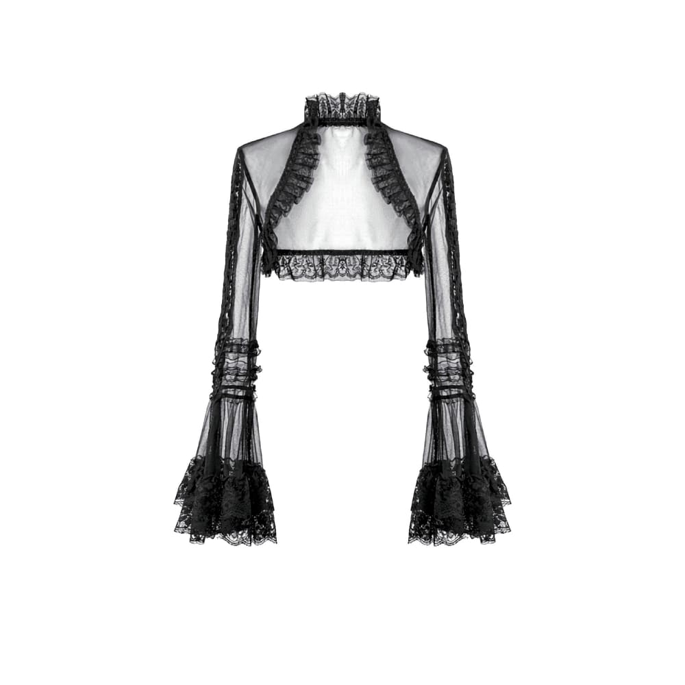 Veiled Reverie Mesh Cape - image 7