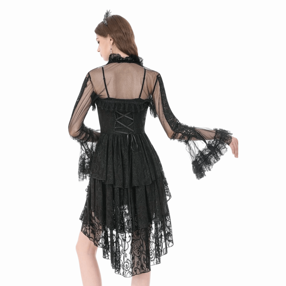 Veiled Reverie Mesh Cape - image 5