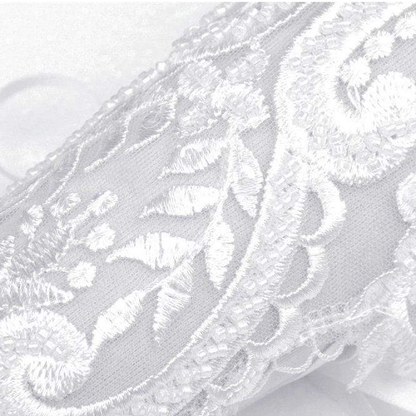 Ghost Garden Embroidered Gloves detail view