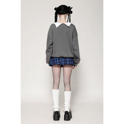 Bat Club Bow-Collar Sweatshirt - image 10