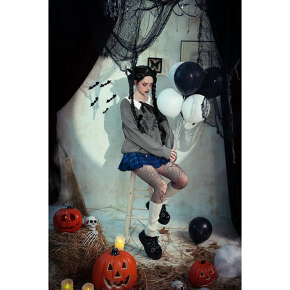 Bat Club Bow-Collar Sweatshirt - image 16