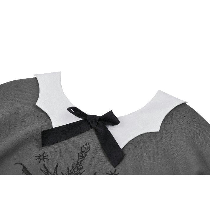 Bat Club Bow-Collar Sweatshirt - image 17