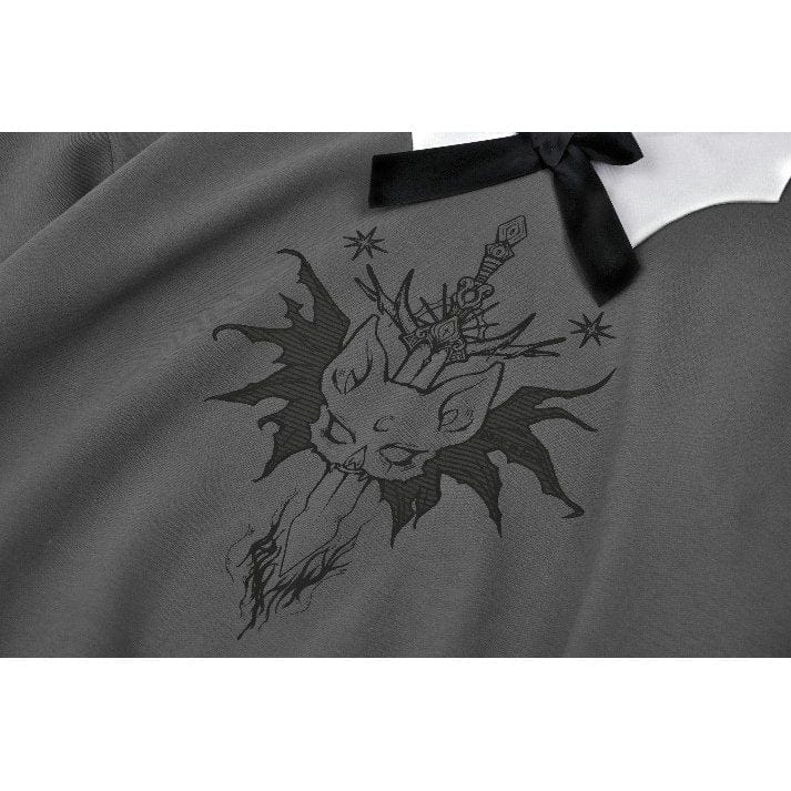 Bat Club Bow-Collar Sweatshirt - image 19