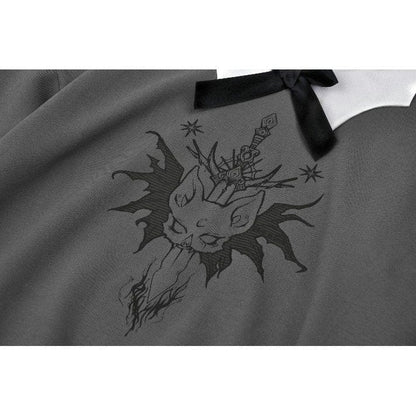 Bat Club Bow-Collar Sweatshirt - image 19