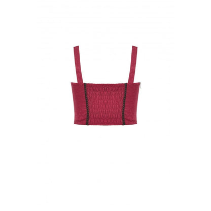 Split Signal Double-Color Strappy Bustier detail view 10