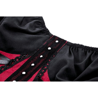 Split Signal Double-Color Strappy Bustier detail view 12