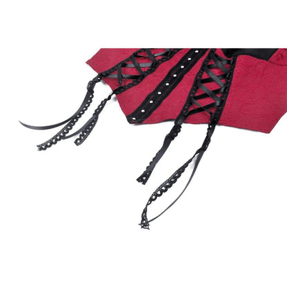 Split Signal Double-Color Strappy Bustier detail view 14