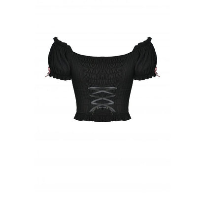 Parlor Ruffle Off-Shoulder Top detail view