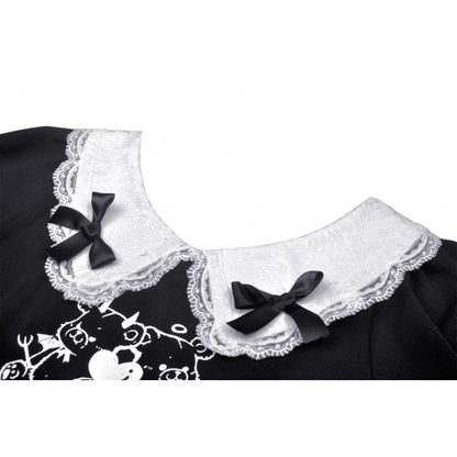 Two Familiars Bear Crop Shirt detail view