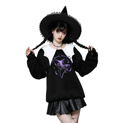 Witching Hour Bat-Collar Sweatshirt - image 2