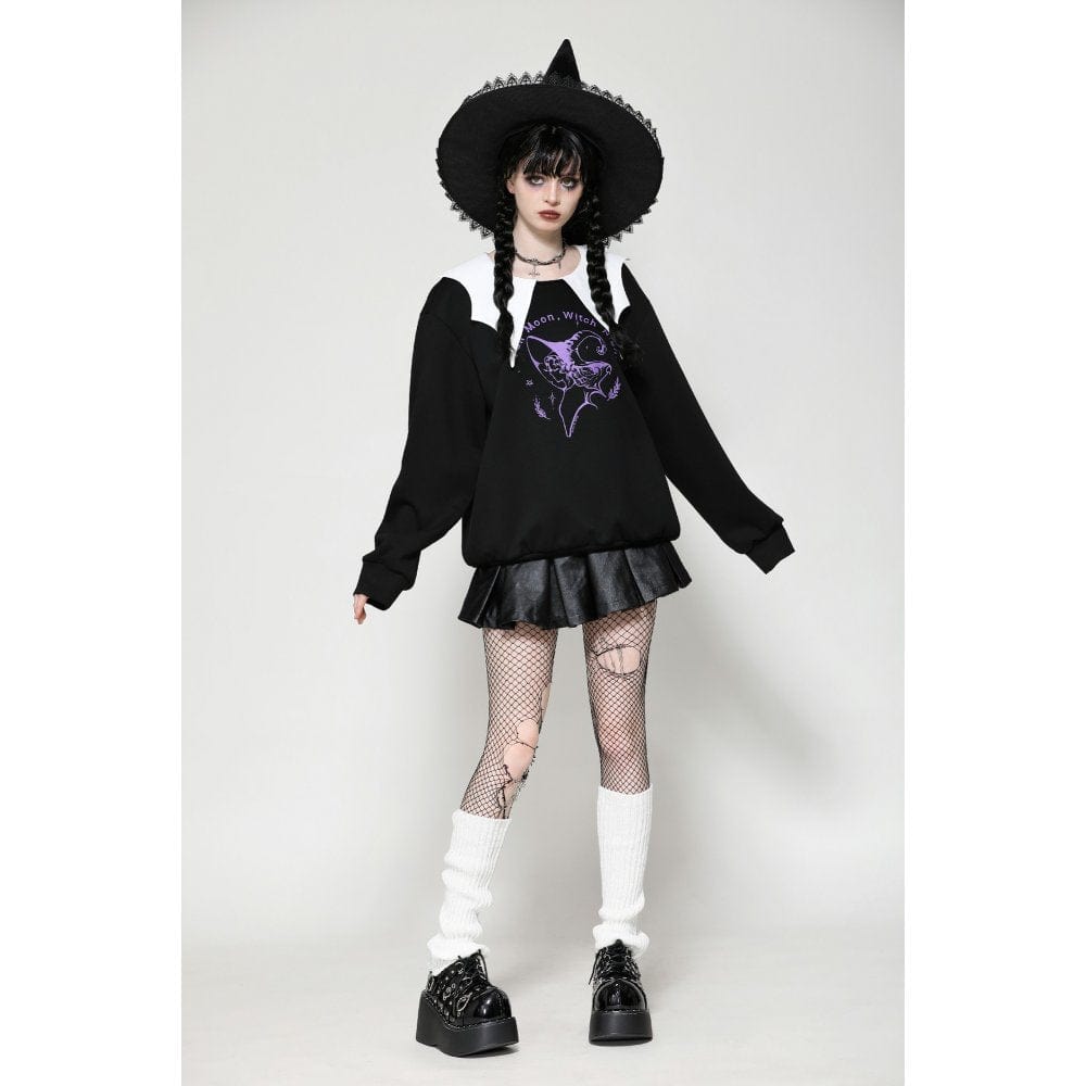 Witching Hour Bat-Collar Sweatshirt - image 5