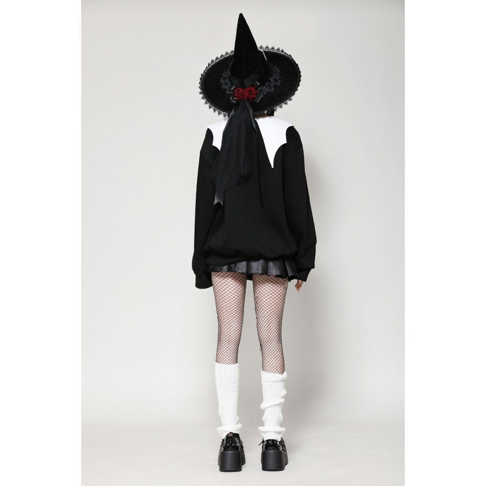 Witching Hour Bat-Collar Sweatshirt - image 10