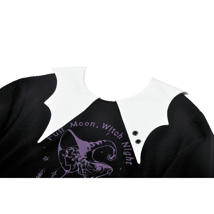 Witching Hour Bat-Collar Sweatshirt - image 15