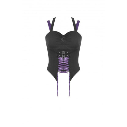 Broken Halo Strappy Buckle Bustier detail view 6