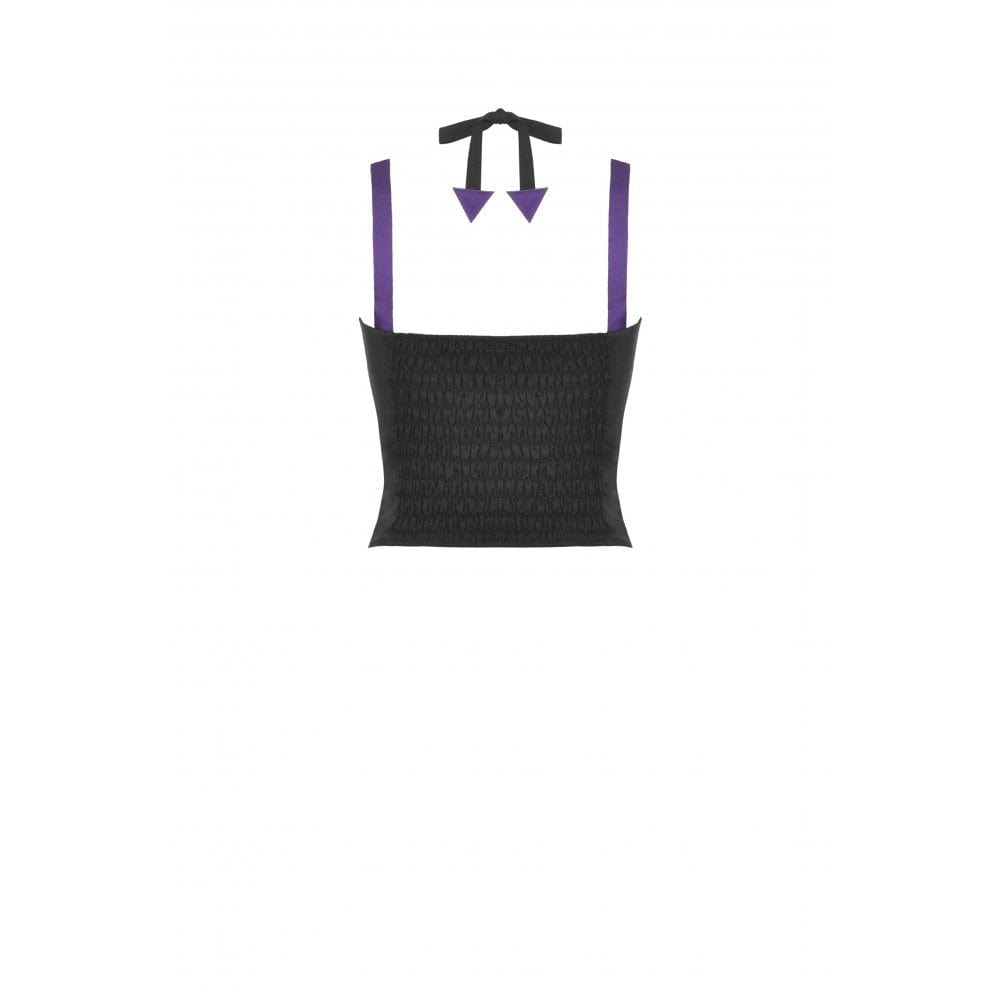 Broken Halo Strappy Buckle Bustier detail view 7