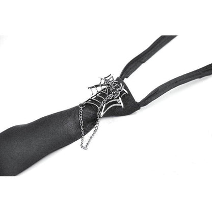 Chain Reaction Punk Necktie detail view