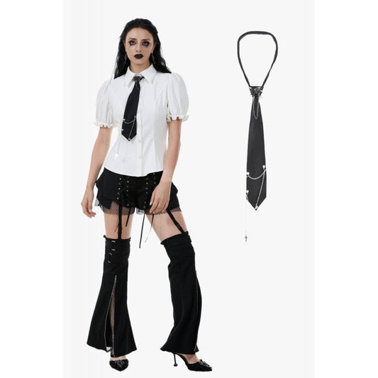 Chain Reaction Punk Necktie front view