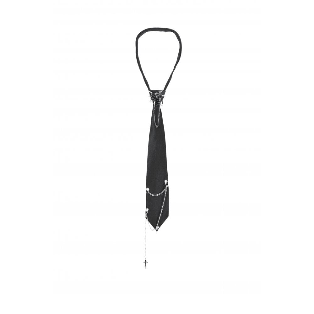 Chain Reaction Punk Necktie detail view