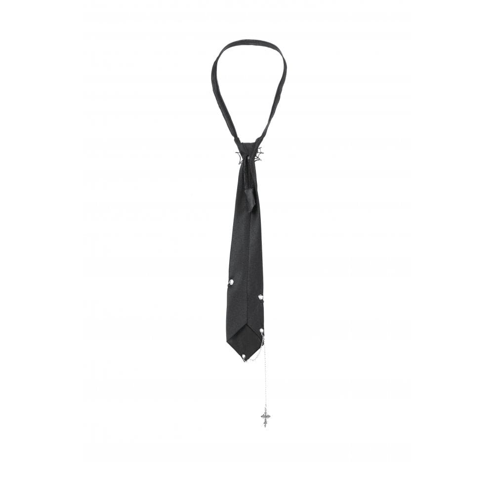 Chain Reaction Punk Necktie detail view