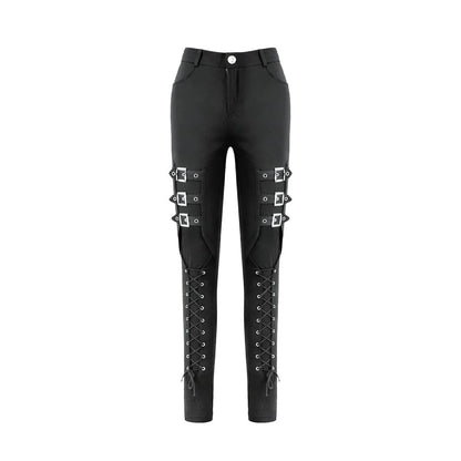 Buckle Riot Lace-Up Pants