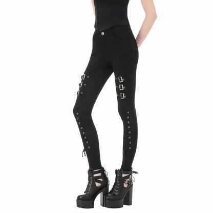 Buckle Riot Lace-Up Pants