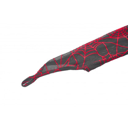 Crimson Web Hooded Bodysuit detail view 18