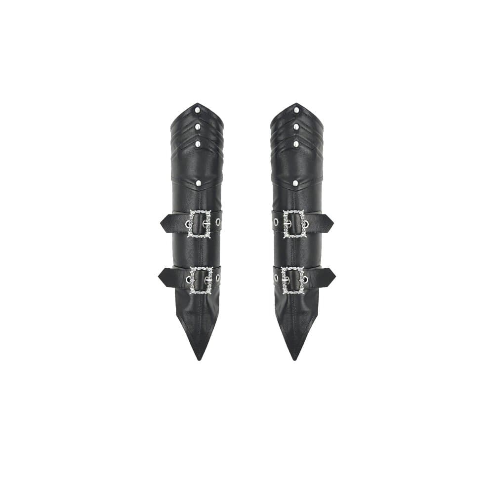 Rivet Ritual Buckled Arm Sleeves detail