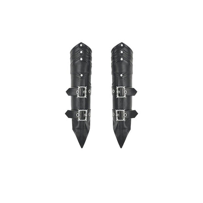 Rivet Ritual Buckled Arm Sleeves detail