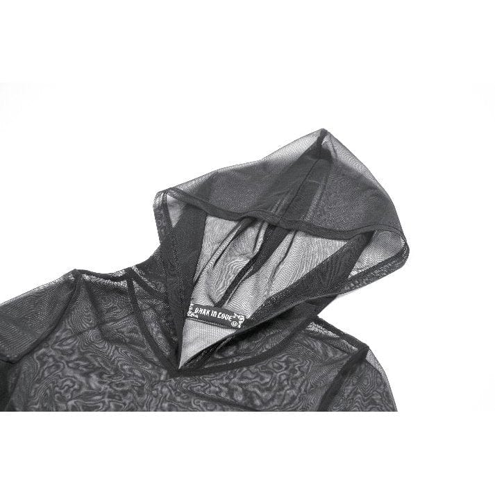 Veil Circuit Hooded Mesh Bodysuit detail view 16