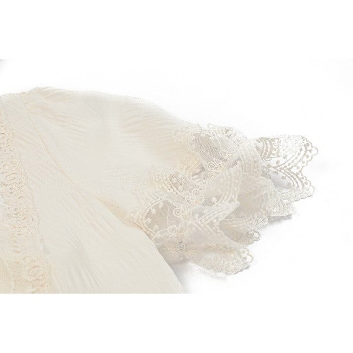 Clockwork Daydream Puff-Sleeve Blouse