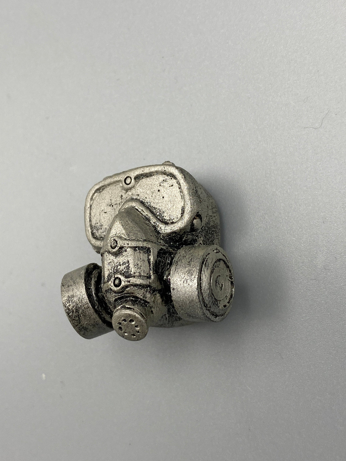 Respirator Gas Mask Magnet, Hand Painted Resin Sculpture