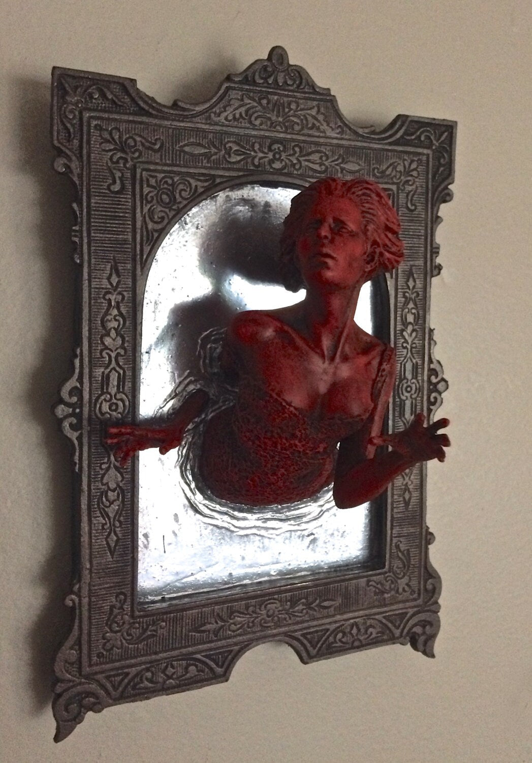 Ghost in the Mirror Bloody Mary Wall Plaque