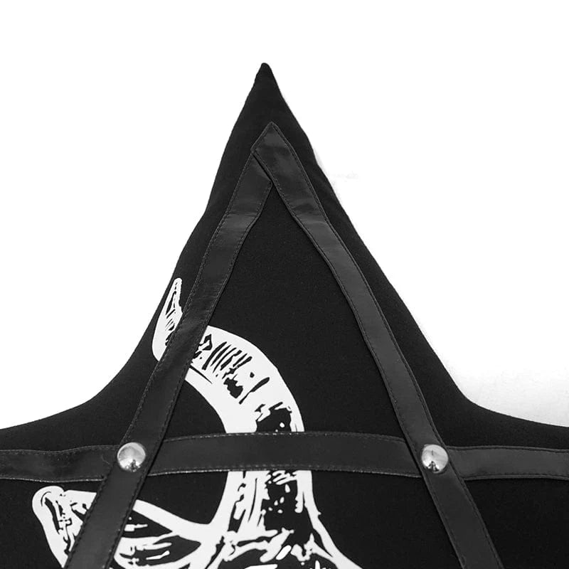 Infernal Star Pentagram Pillow