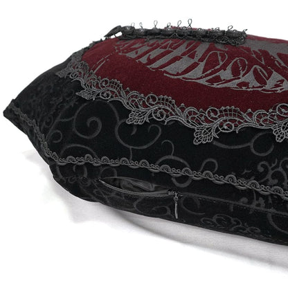 Crimson Anatomy Coffin Pillow