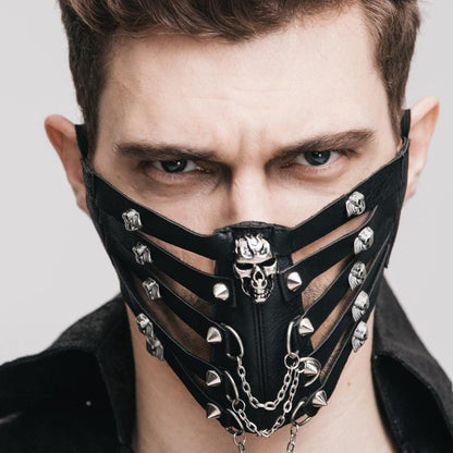 Death Grip Skull Muzzle Mask front view