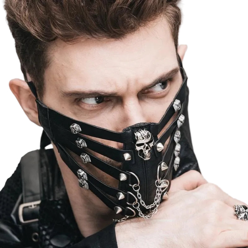 Death Grip Skull Muzzle Mask detail view