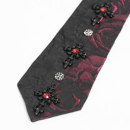 Alchemist Cross Jacquard Tie detail view