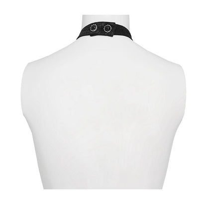 Midnight Reliquary Ruffled Collar detail view
